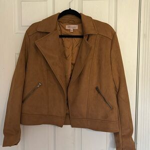 Tan suede jacket